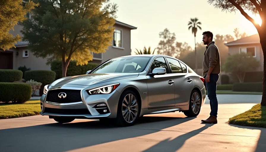 Illustration for infiniti q50 review
